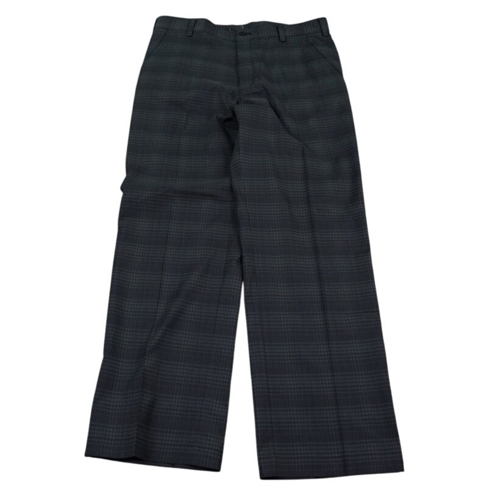 Nike Golf Dri-Fit Tech Pants Mens 33x30 Gray Plaid Check Stretch Swoosh Logo